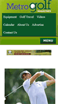 Mobile Screenshot of metrogolfmag.com